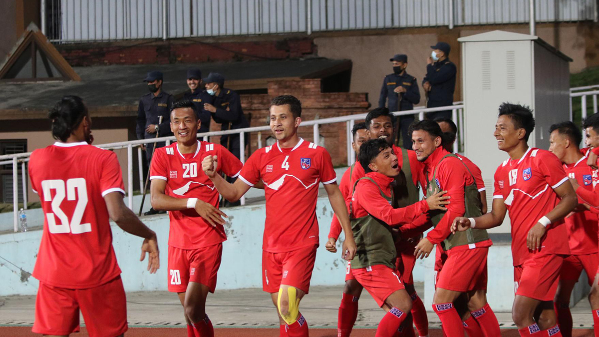 थ्री नेसन्स कपमा नेपाल र भुटान खेल्दै